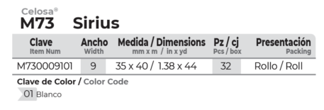 Janel-listones-celosa-Holografico-impreso-Sirius-M73-001-tabla